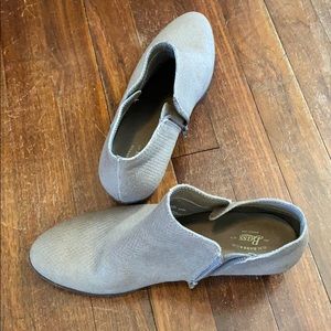 Low tan boots from GH Bass & Co